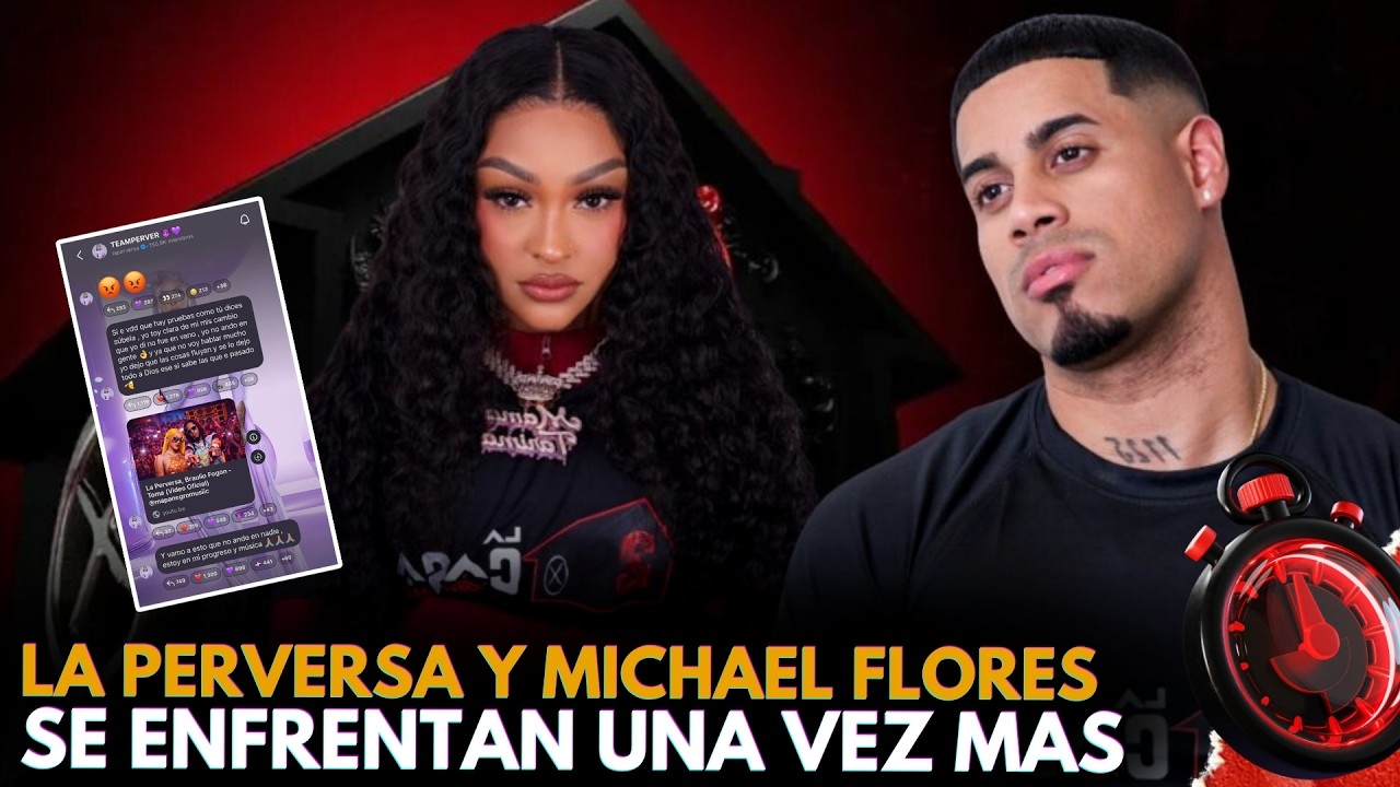LA PERVERSA RETA A MICHAEL FLORES A MOSTRAR LAS PRUEBAS QUE EL DICE TENER EN SU CONTRA