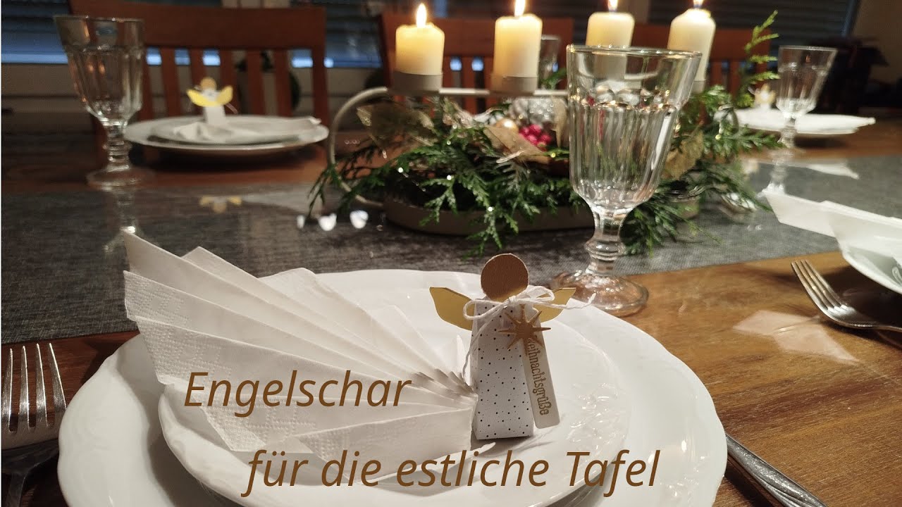 Engelschar für die Festtafel