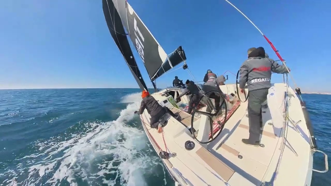Regata sulle boe di Orion First 45 nella settima prova dell'invernale di Anzio e Nettuno 2022/2023