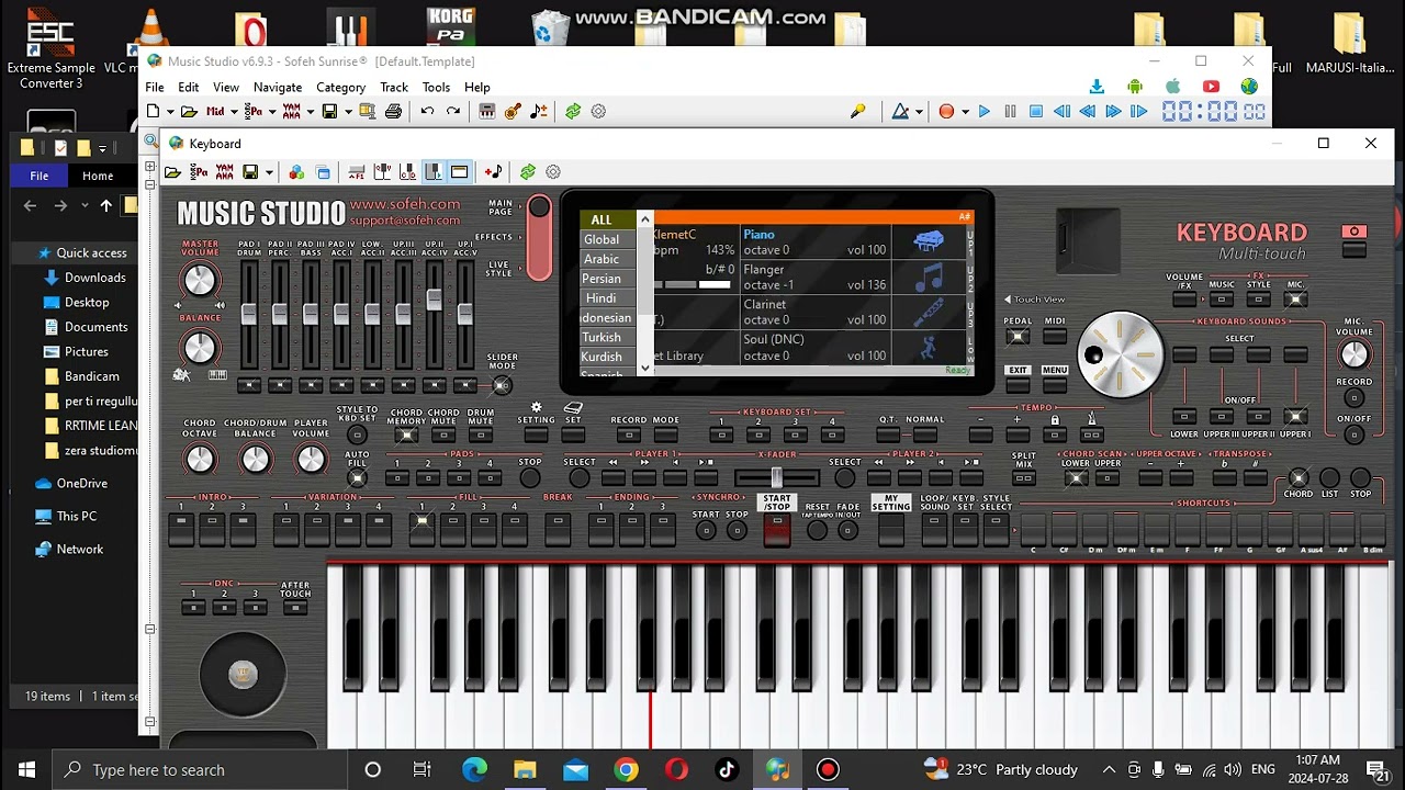 KORG PAX4 SET ALBANIA INTRO 2024 ORG 24 MUSIC STUDIO