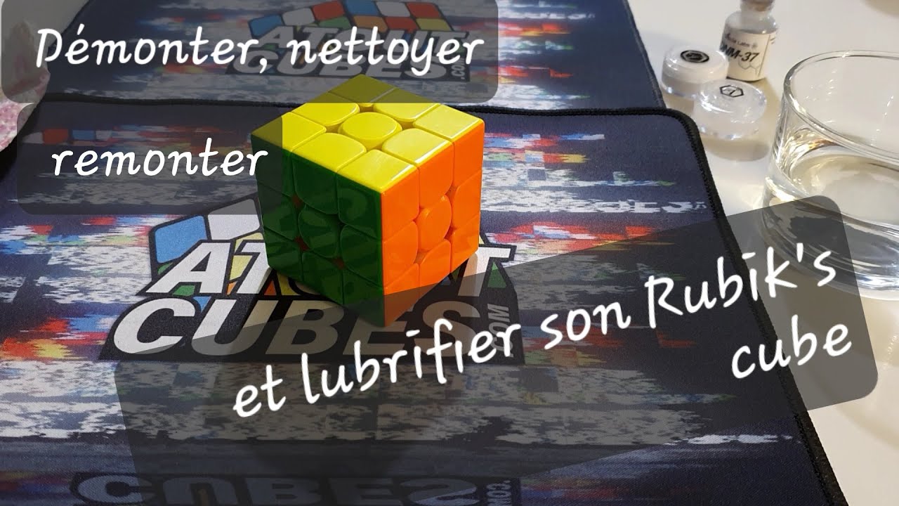Démonter son Rubik's cube pour le nettoyer puis le lubrifier