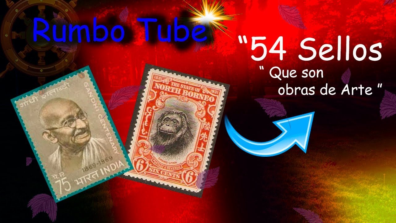 🔥 54 SELLOS raros de España y del extranjero💦Puro ARTE.✅ 2020