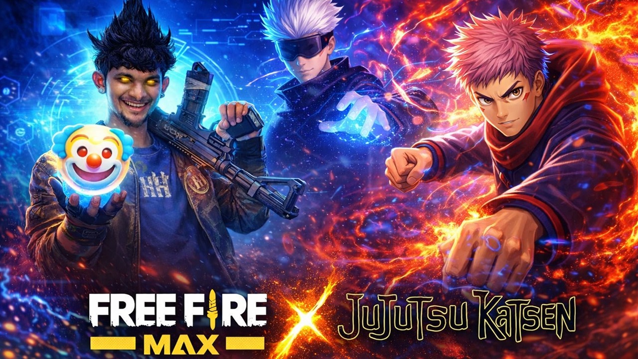 FREE FIRE🔥JUJUTSU KAISEN | NEW UPDATE |🤣FUNNY MOMENTS |DOOUBLE TRIPLE GAMER LIVE 🔴STREAMING #live