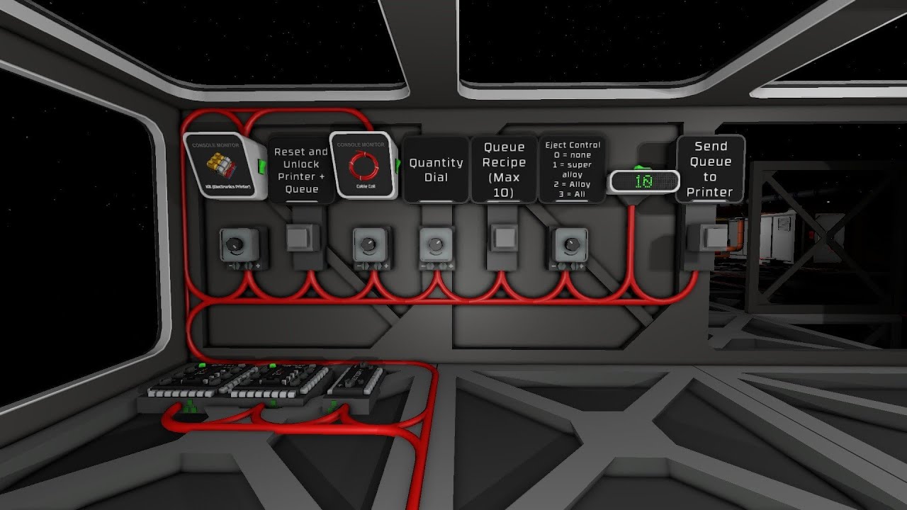 Stationeers: Рецепты для очереди принтера