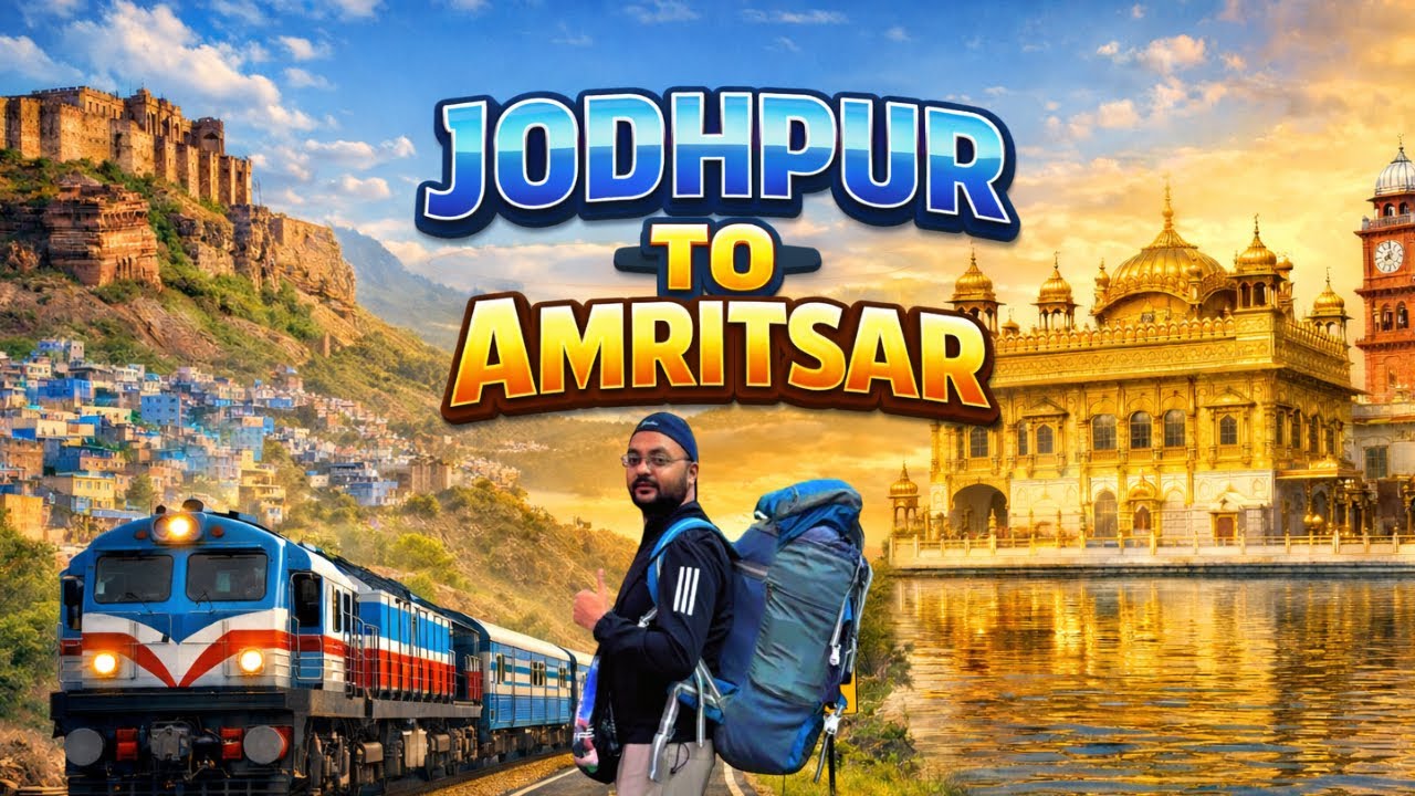 Jodhpur to Amritsar Train Journey 🚆 | Rajasthan to Punjab Travel Vlog | Food, Route , Experience 