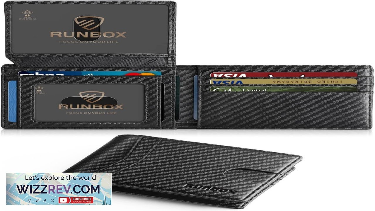 RUNBOX Wallet for Men Slim Rfid Leather 2 ID Window With Gift Review