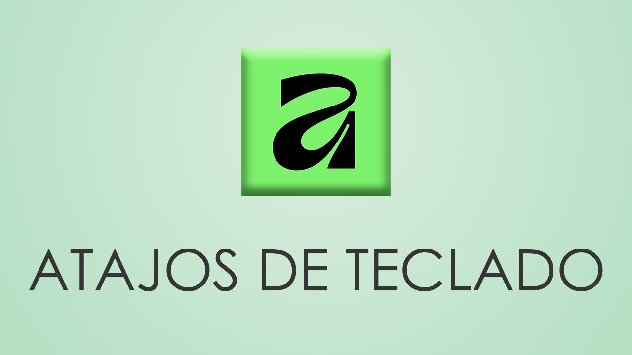 Atajos de teclado en Affinity