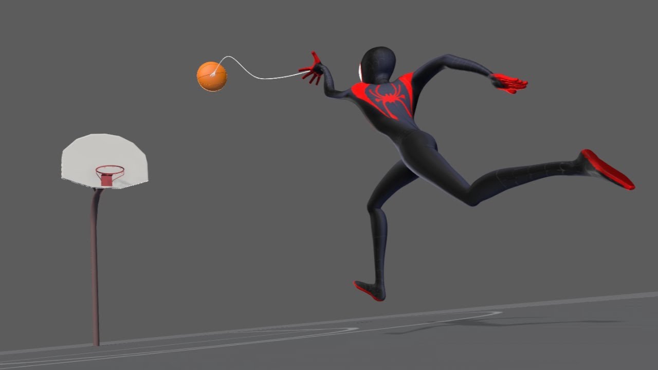 Miles Morales Ballin - Spiderverse Style Animation