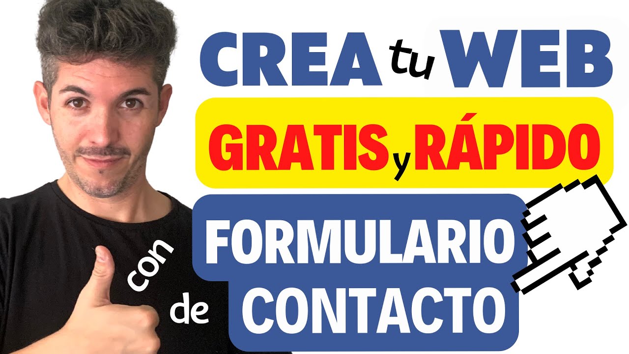 ✅ CREAR FORMULARIO de CONTACTO en tu WEB GRATIS y R&Aacute;PIDO 🚀