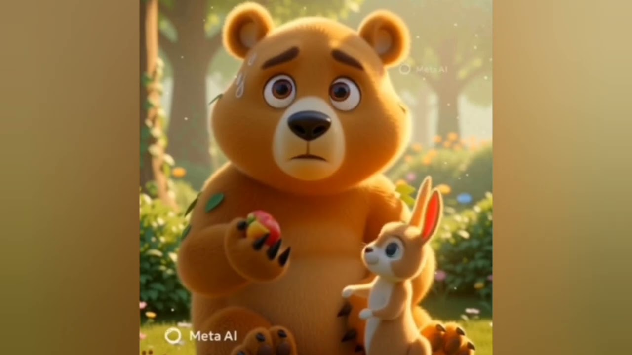 जब दोस्ती ने जान बचाई 🐻🐰 | एक दिल छू लेने वाली जंगल की कहानी