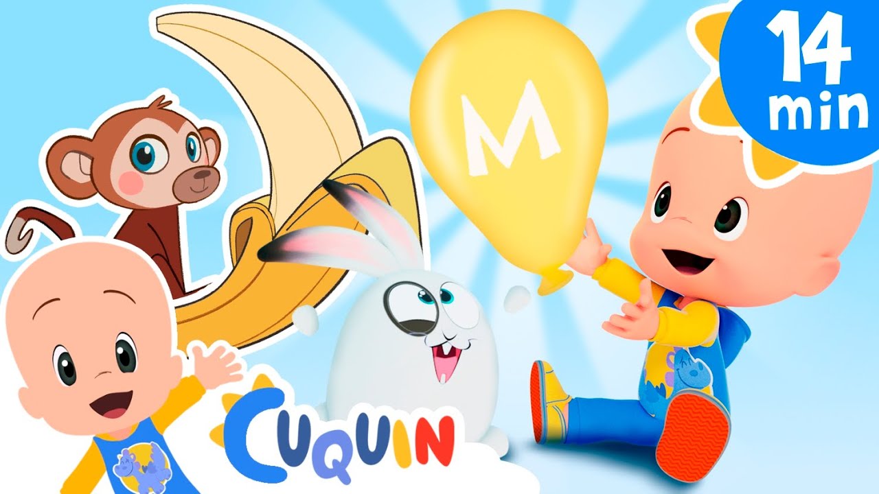 ¡Máquina de bolas! Aprende los colores, los animales y el alfabeto | Cánticos | Cleo & Cuquín