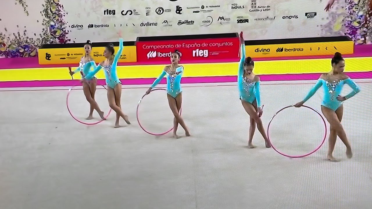 Campeonato absoluto de gimnasia rítmica. Club Palas. Infantil 2023. Valladolid