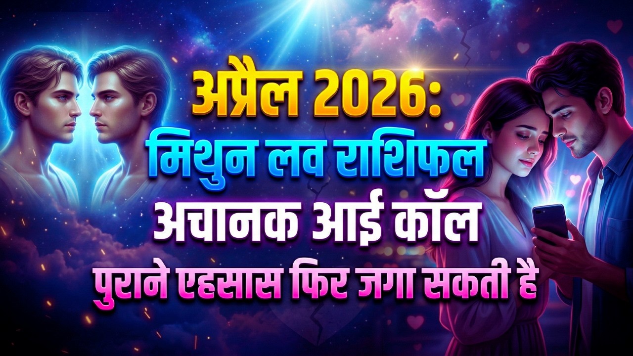 मिथुन लव राशिफल अप्रैल 2026 | Gemini Love Horoscope April 2026 | Mithun Love Rashifal 2026