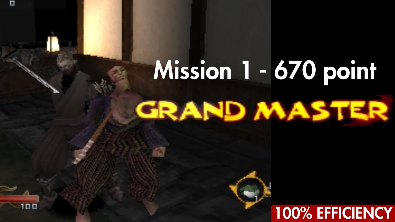 Tenchu PS1: Stealth Assassins | Rikimaru GRAND MASTER playthrough| Mission 1