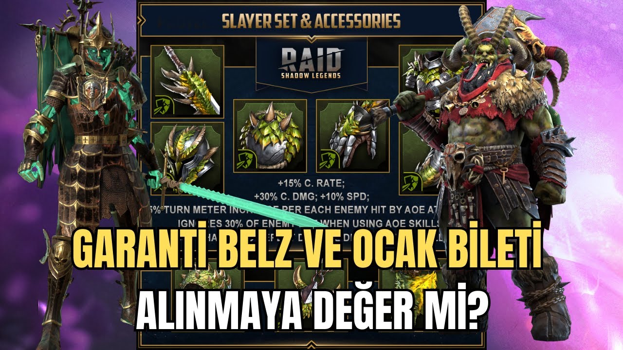 GARANTİ BELZ! OCAK BİLETİ DEĞER Mİ? HERAKLETES DEĞER Mİ? | Raid: Shadow Legends T&uuml;rk&ccedil;e