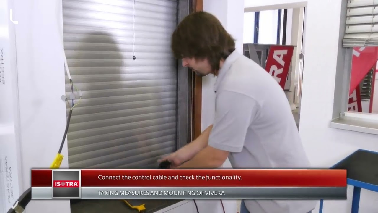 Installation instructions - outdoor roller blinds
