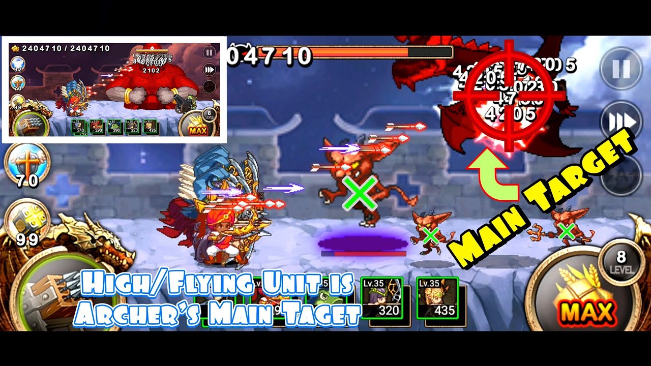 Full Archer Characters vs All Boss Dragons & Boss Chapter 6| Kingdom Wars