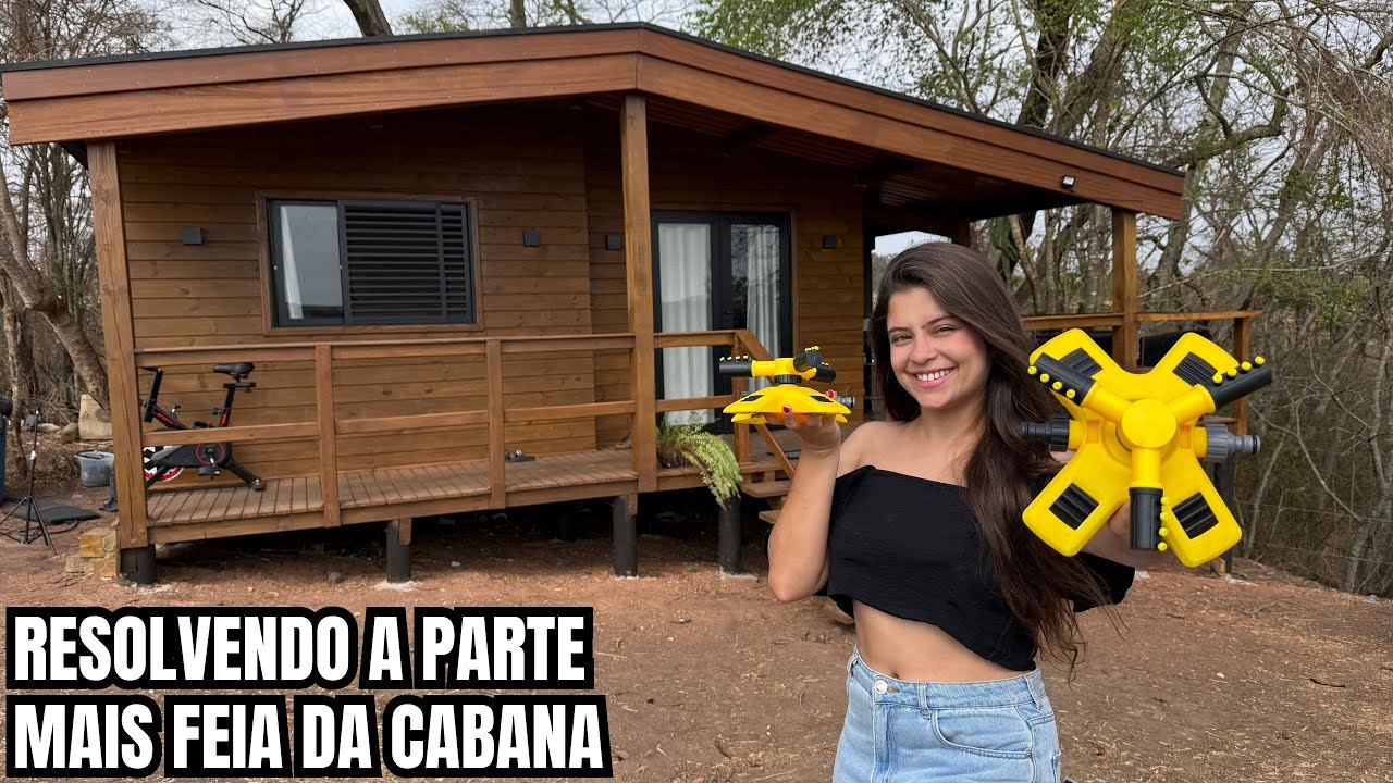 Isso vai resolver a parte mais feia da cabana no sítio isolado