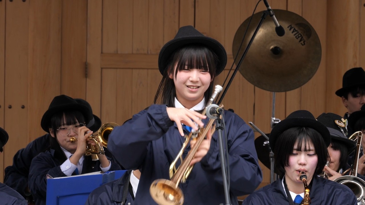 【水戸工業高校 ジャズバンド部 Blue Beginners】「みとの梅香径・まちなかステージ」