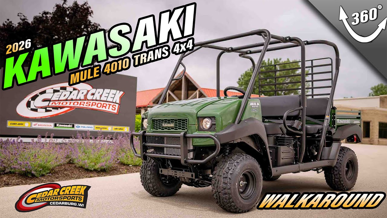 Walkaround | 2026 Kawasaki Mule™ 4010 Trans 4X4