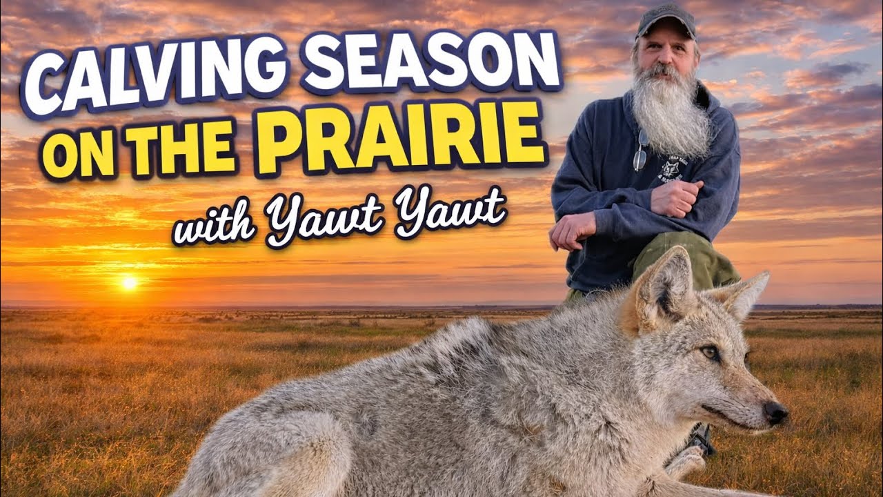 Calving season on the prairie with Yawt Yawt!!!! #yawtyawt #calvingseason 