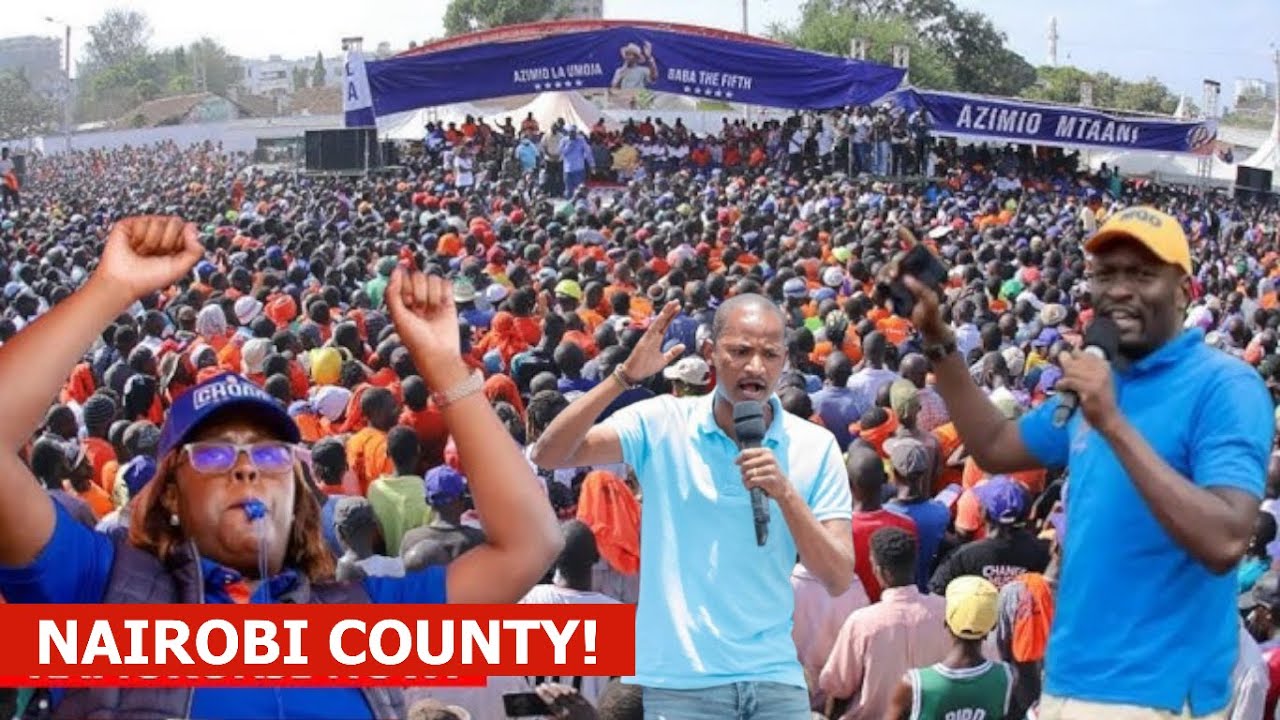 LIVE: ODM SG Sifuna, Babu Owino, Winnie Odinga and other ODM leaders Mega Rally in Nairobi!!