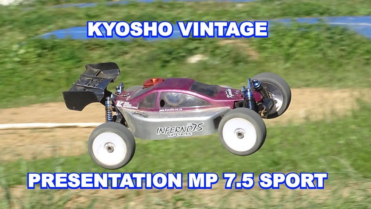 Kyosho MP 7.5 Sport, présentation d'une vintage