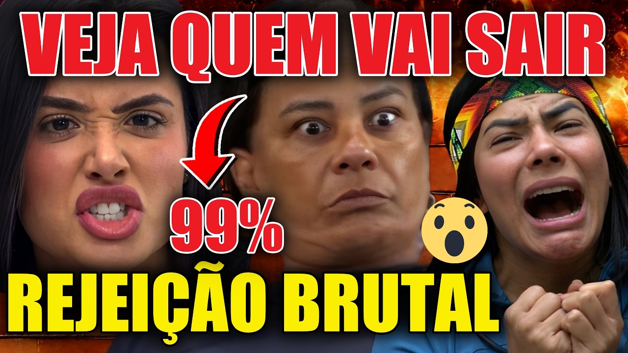 🔴ENQUETE PARED&Atilde;O BBB26 QUEM SAI: DONA INJURIA, JORDANA ou MARCIELE? RESULTADO PORCENTAGEM ATUALIZADA