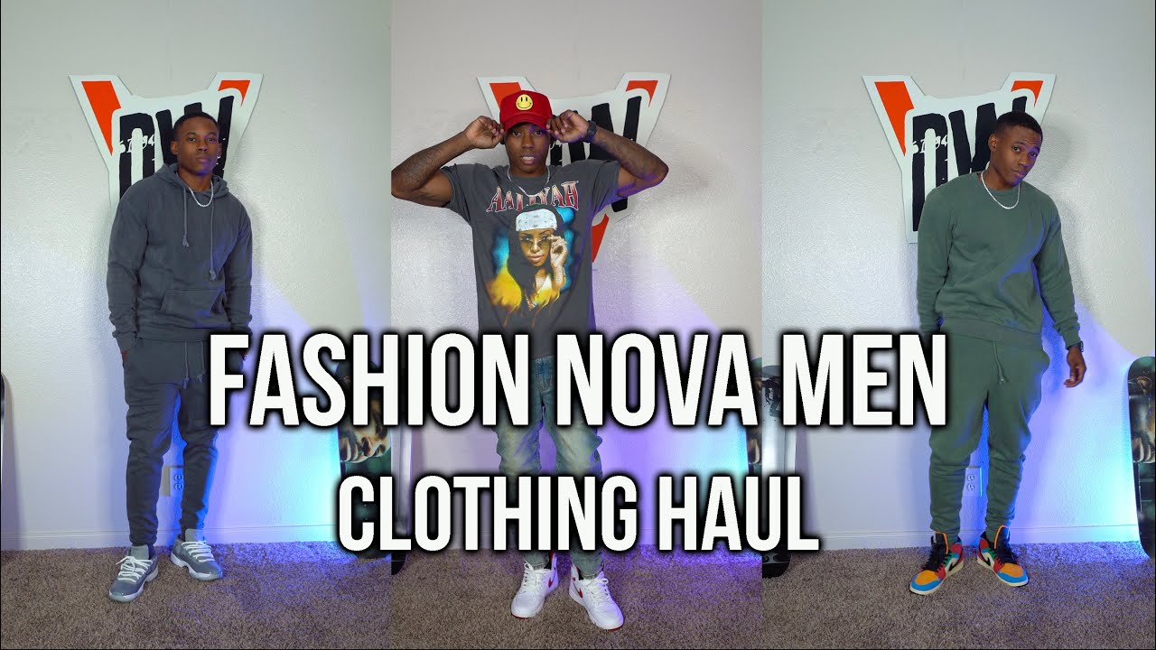 Примерка мужской одежды Fashion Nova | Новейшая коллекция весна/лето