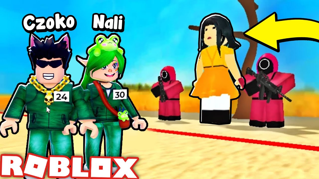 wzięliśmy udział w SQUID GAME W ROBLOX...