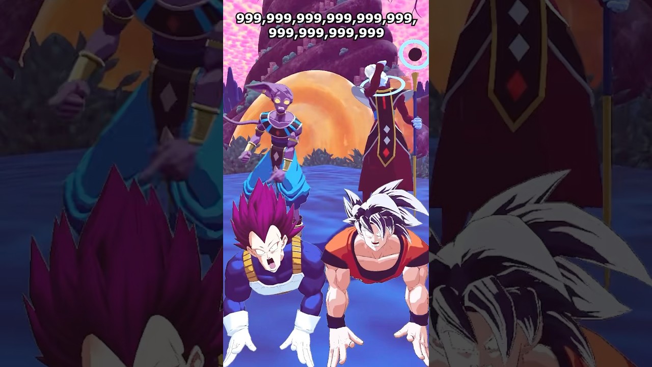 Saiyan God of Destruction Workouts Be Like 💪 #goku #vegeta #dragonball