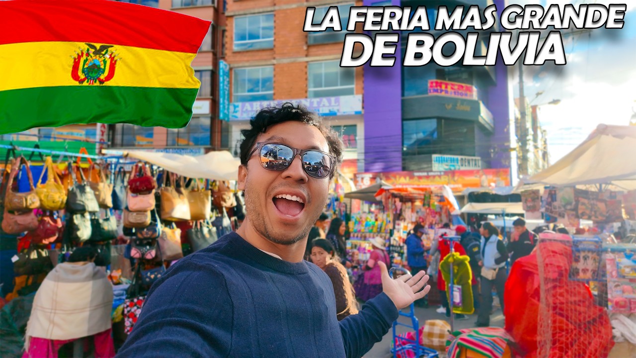 LA FERIA de EL ALTO: El MERCADO más GRANDE de BOLIVIA