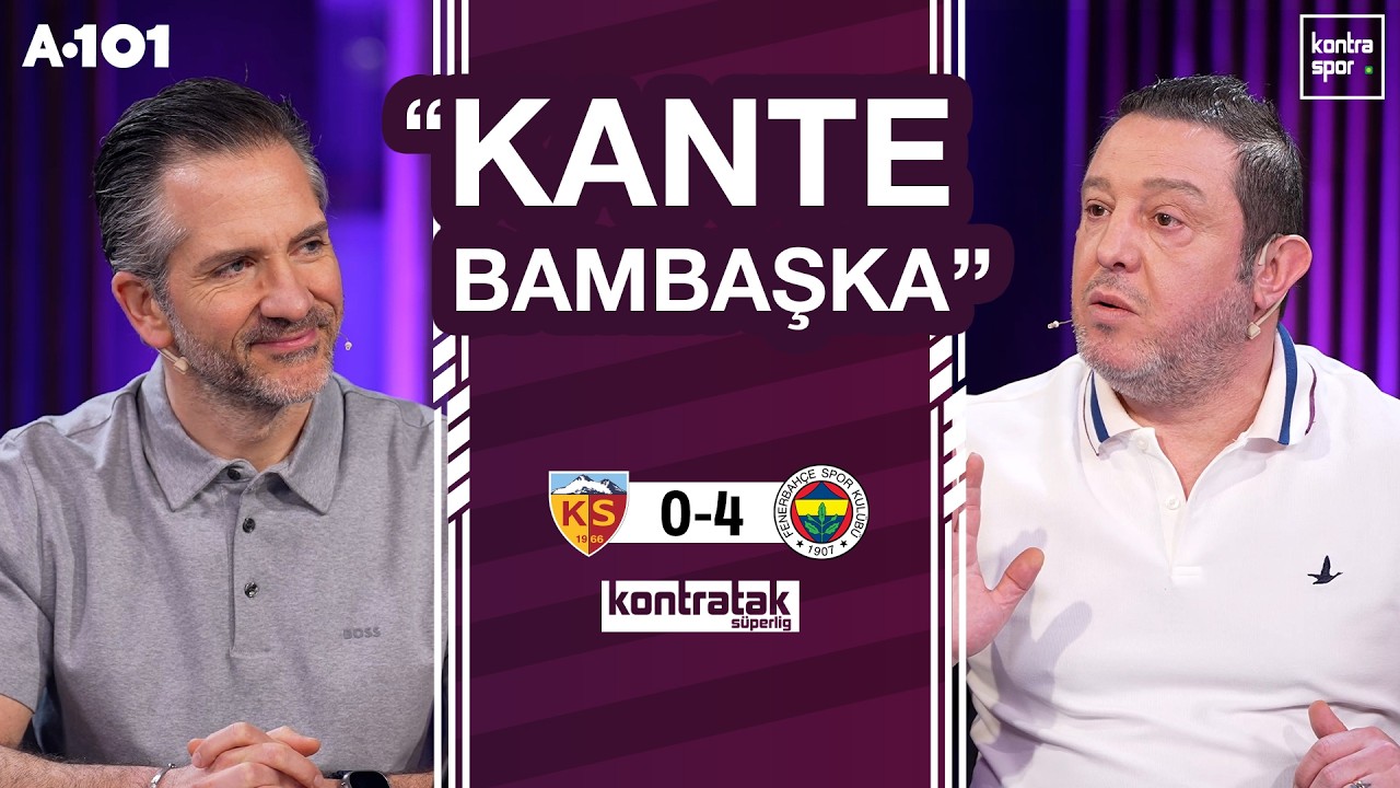 🔴 CANLI | Kayserispor - Fenerbah&ccedil;e Ma&ccedil; Sonu | Nihat Kahveci, Nebil Evren | Kontratak S&uuml;per Lig
