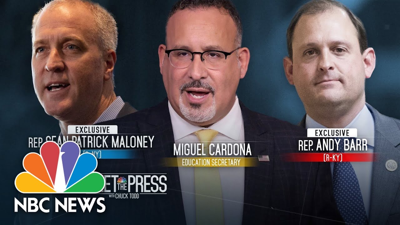 Meet The Press Broadcast (Full) August 21 &mdash; Rep. Sean Patrick Maloney, Rep. Andy Barr, Sec. Cardona
