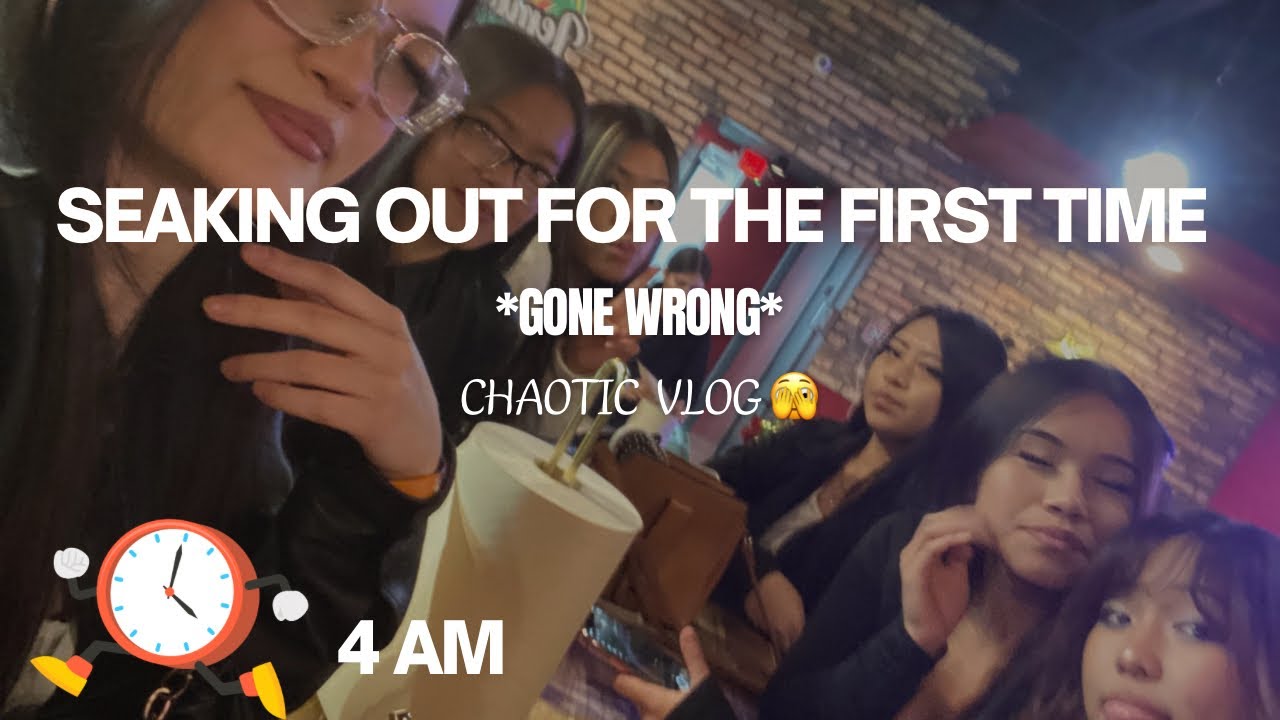 SNEAK OUT W US AT 3 AM | did we get caught? | 🙈💥❣️