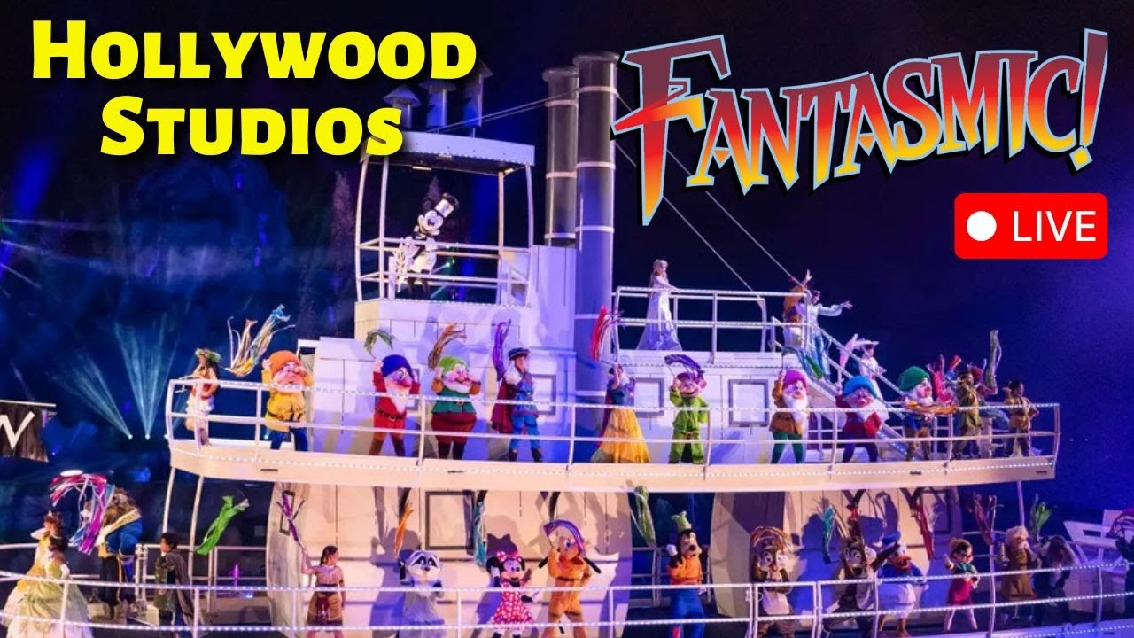 🔴LIVE🔴 Hollywood Studios, Rides, Shows, Fantasmic | Walt Disney World 4K