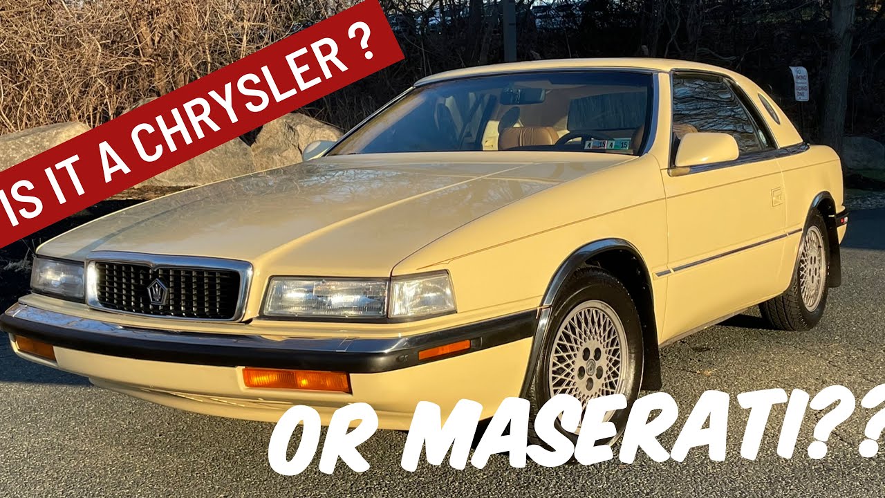1989 Chrysler TC By Maserati Convertible Only 36K Miles! By Elite Motor Cars Of Peabody MA￼ Sold