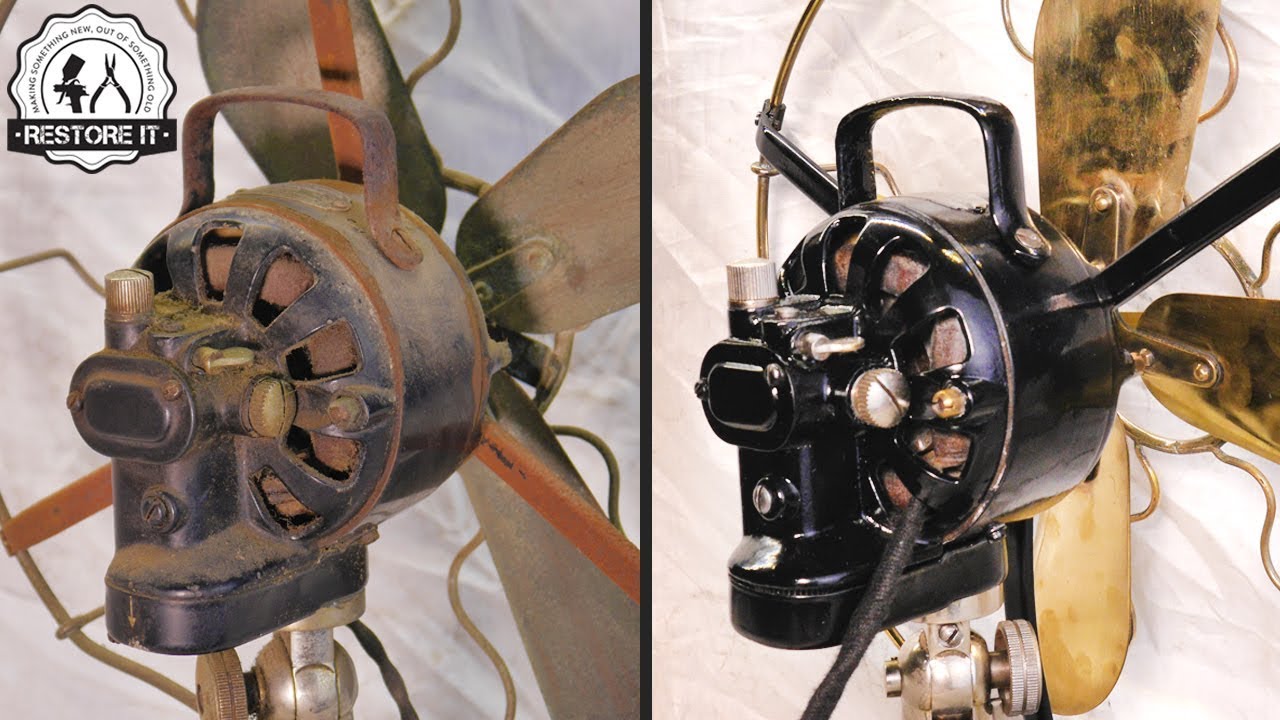 Antique 1920's Marelli Table Fan - [Restoration]