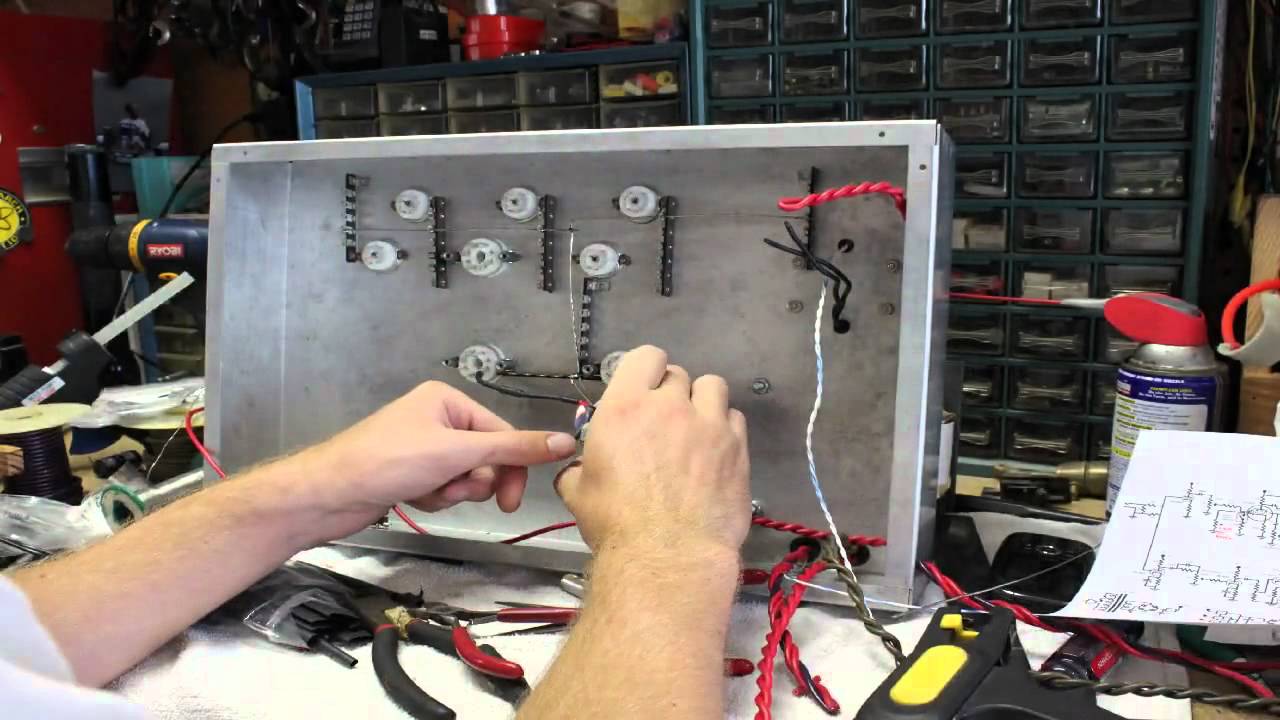 50 watt 6L6 guitar tube amp build - time lapse part 2