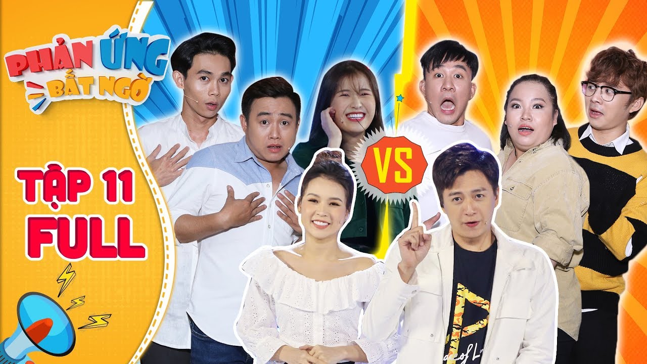 Phản ứng bất ngờ|TẬP 11 FULL:Ngô Kiến Huy, Sam ngã ngửa với màn phá đảo gameshow của Hansara,Hữu Tín