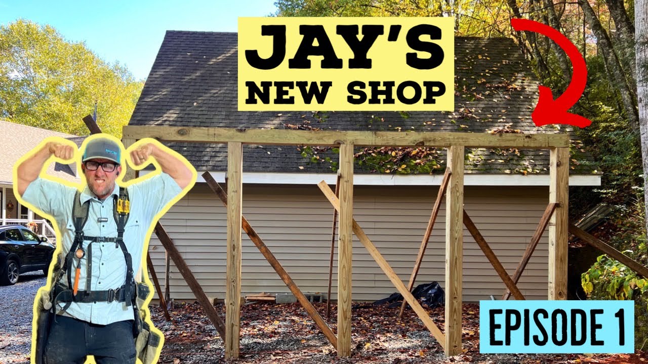 Новый магазин Jay's — Эпизод 1 — Пристройка к гаражу/Столбы и балки