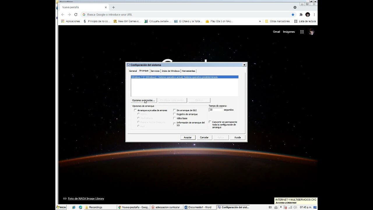 Habilitar el m&aacute;ximo de memoria ram instalado en la PC