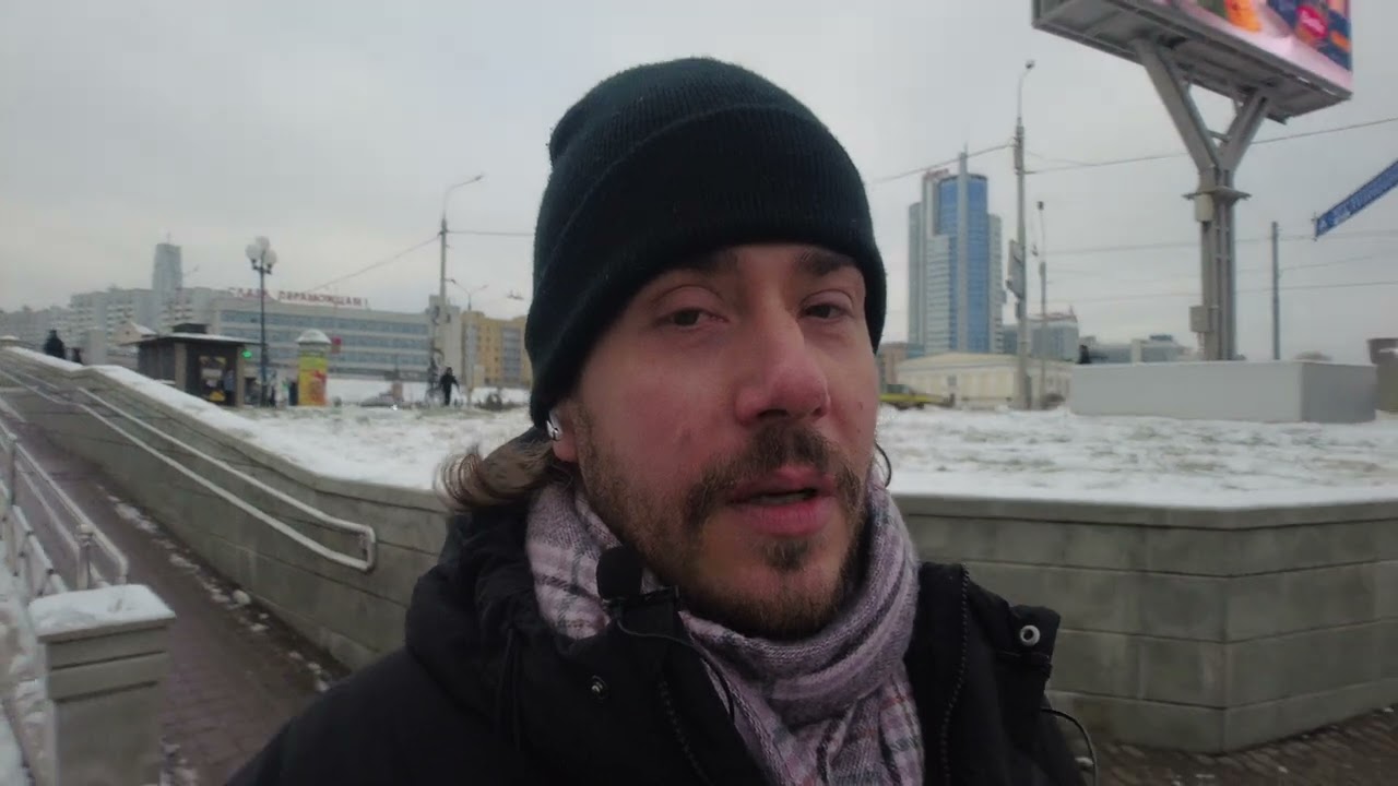 Минск. Зимой от Свято-Духов собора прогулка к Дворцу спорта #Минск #СвятоДуховСобор #ДворецСпорта