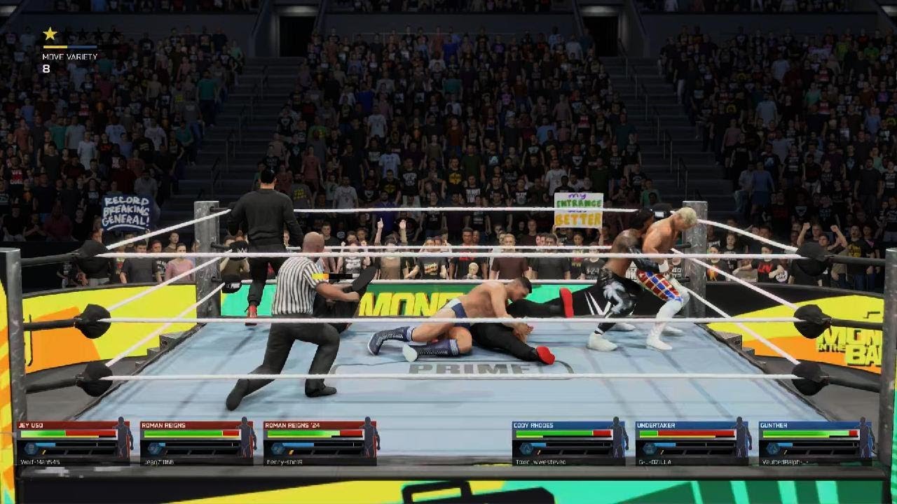 WWE 2K25 Online_ 2 VS 3...😤