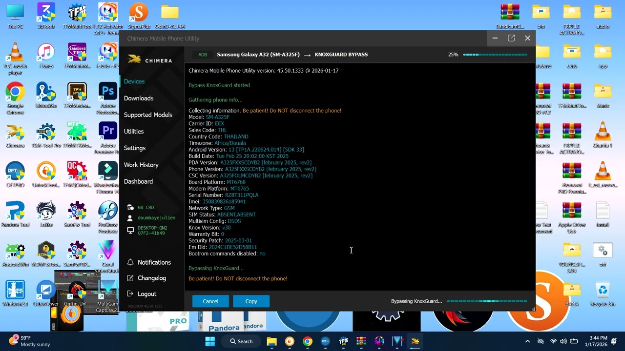 All Samsung Knox Guard Remove By Chimera Tool