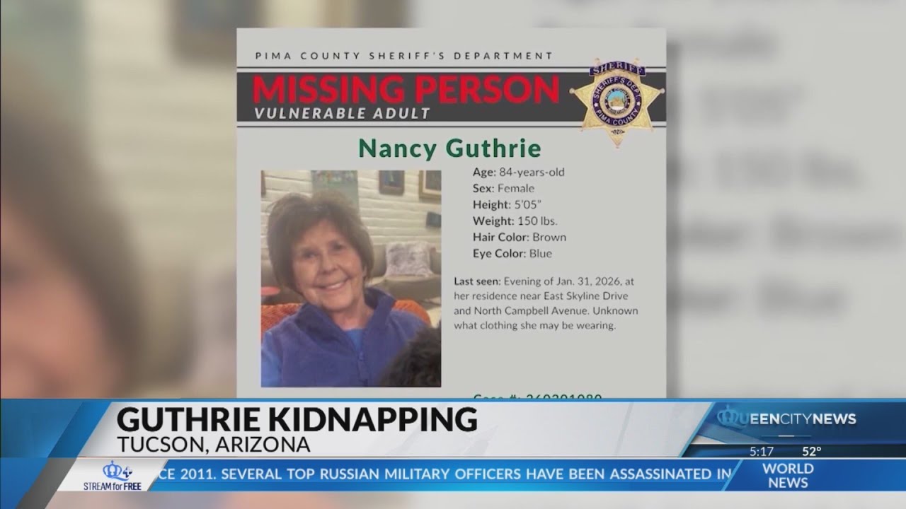 FBI offering major reward to help find Nancy Guthrie