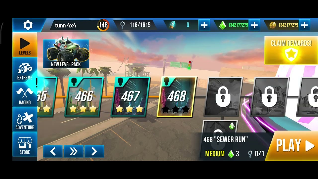 Land Shark Goes Wild 🦈💥 Flying & Jumping Madness | Stunt Car Extreme Levels 461–470