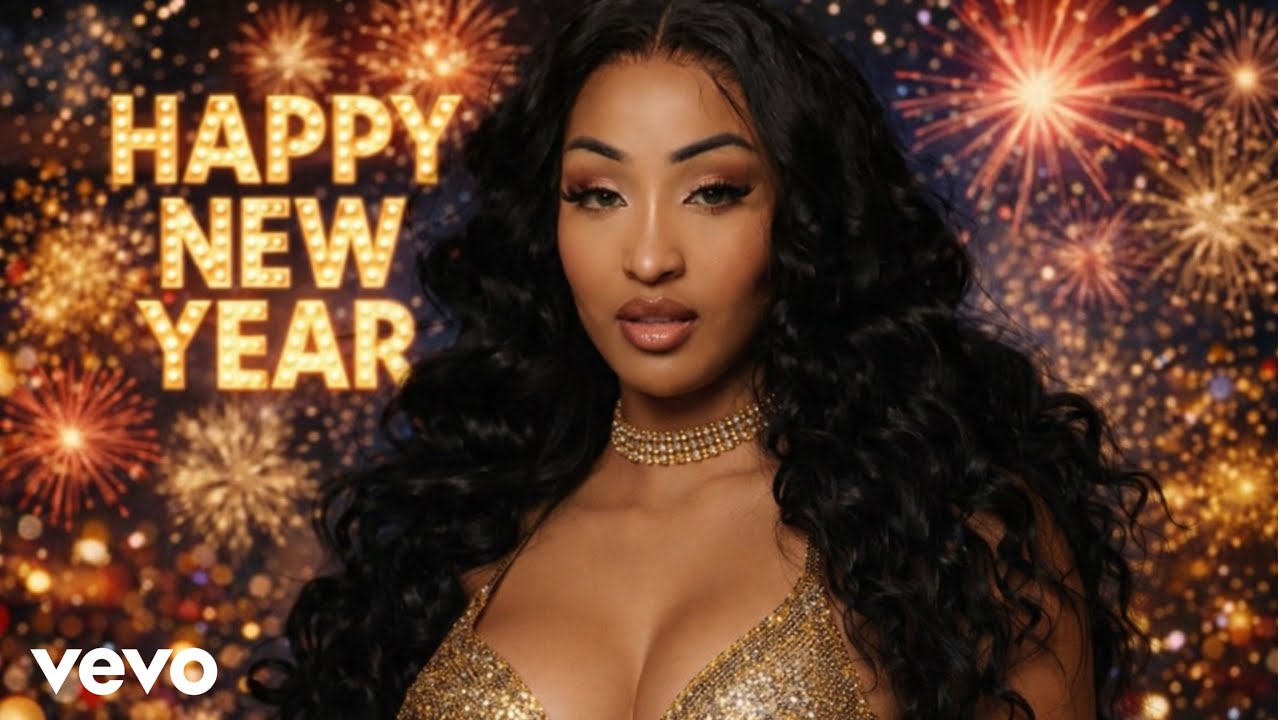 Shenseea – Happy New Year 🎆✨ | Feel Good Lyrics Video 2026
