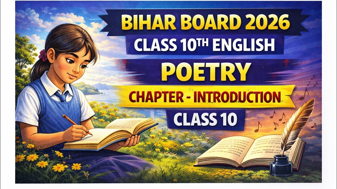 Bihar Board 2026 | Class 10th English POETRY | Chapter - Introduction