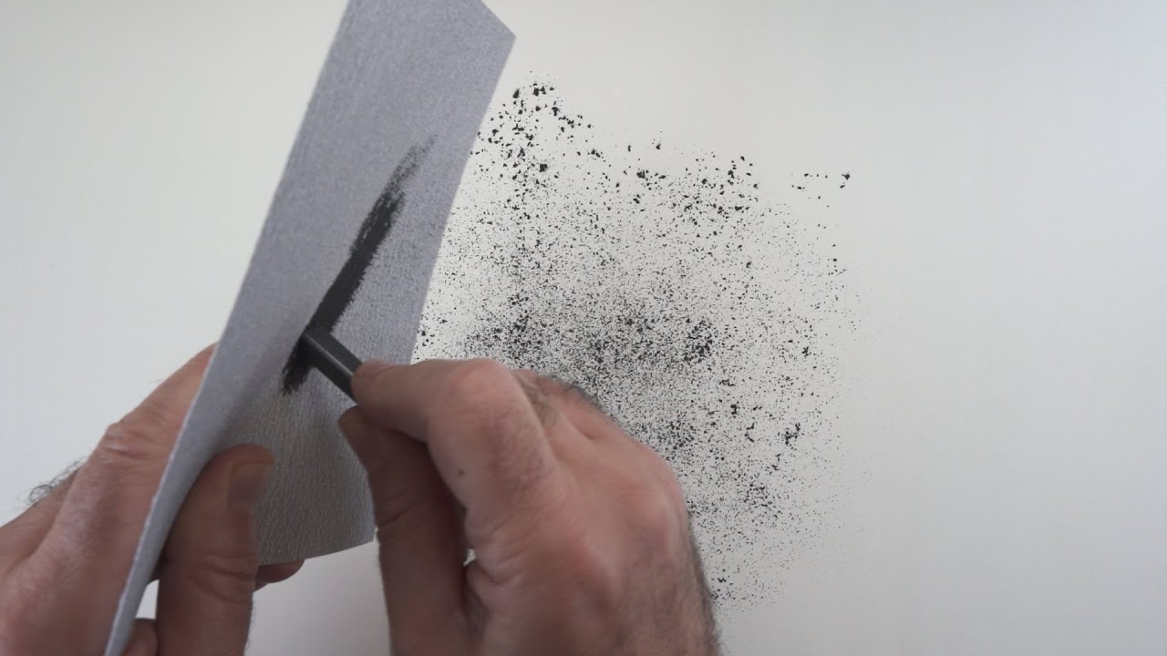 Pillola 05 - Lo sfumato, campiture di grafite e carboncino sfumate in differenti modi.